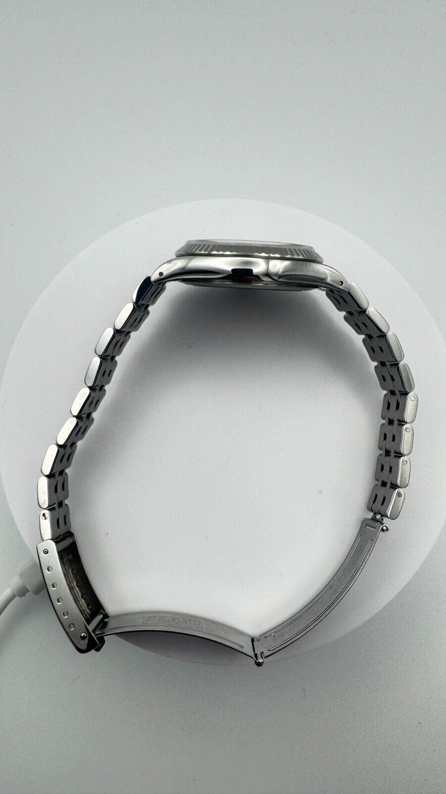 Tudor Prince Date+Day 36mm Black Dial President Armbanduhr Silber (Ref. 76214)